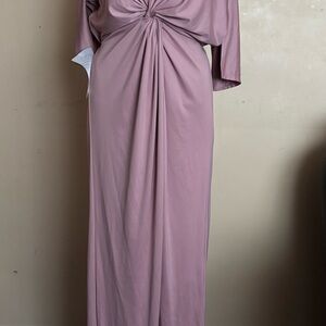 Elegant Mauve Maxi Dress